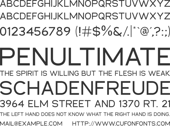 NEW BRUG font preview