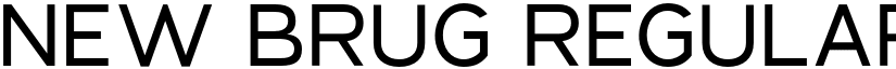 NEW BRUG Regular font