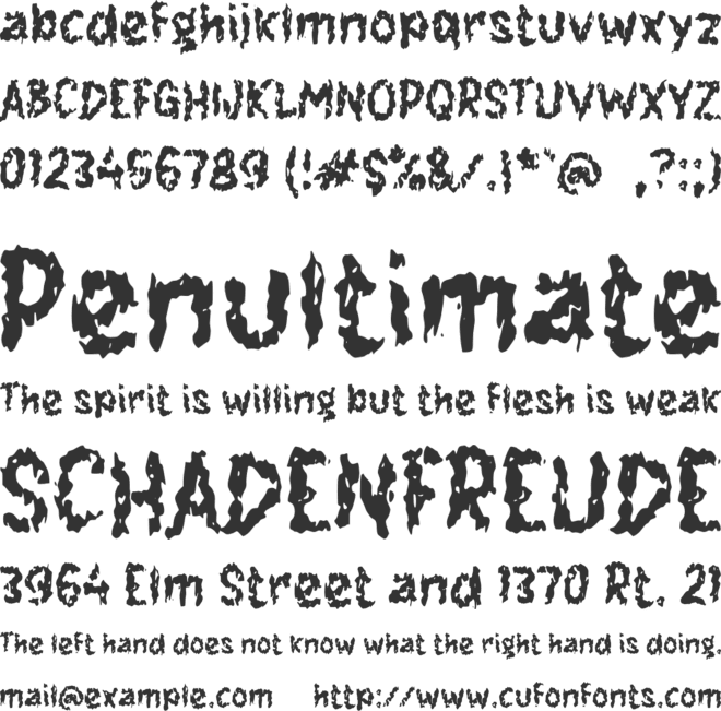 h Hidrasi font preview