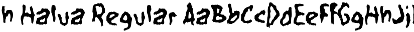 h Halua font download