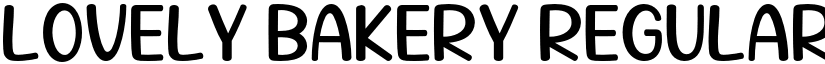 Lovely Bakery Regular font