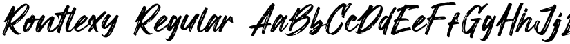 Rontlexy Regular font