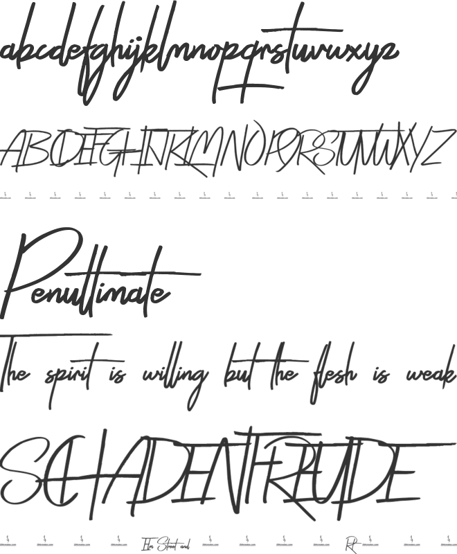 Blasting Good font preview