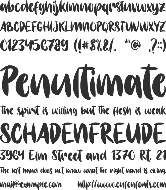 Smile Yellow - Personal Use font preview