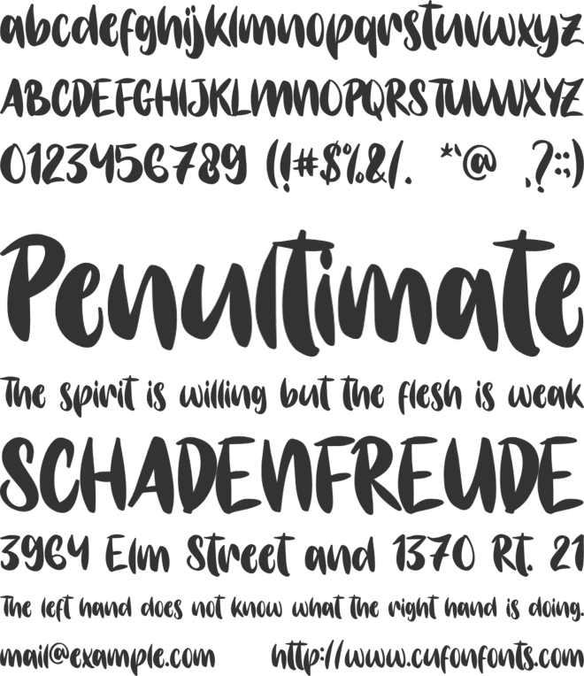 Smile Yellow - Personal Use font preview