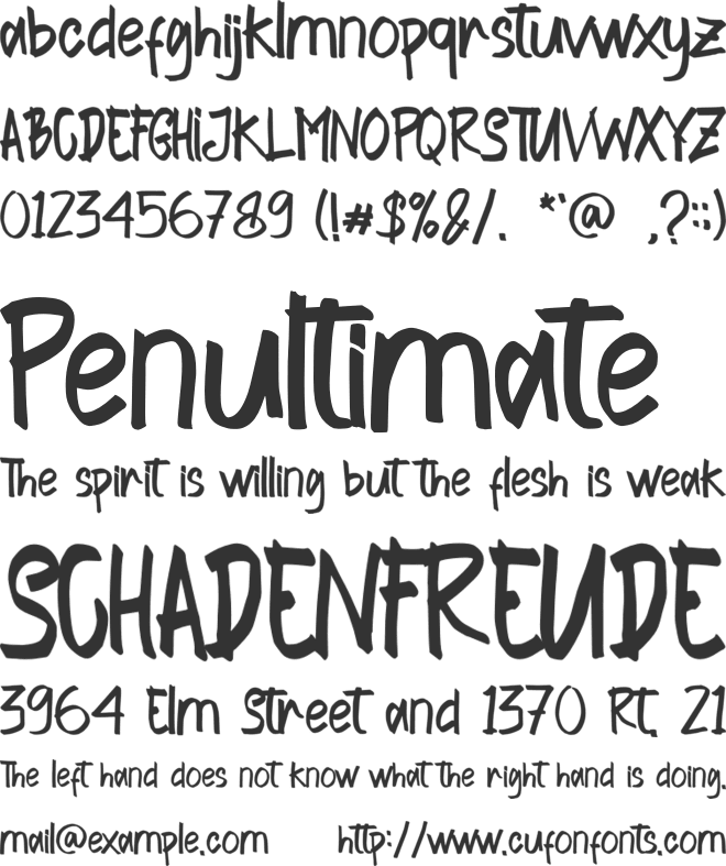 Toykids - Personal Use font preview