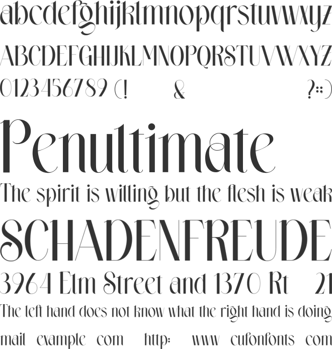 Wastogi font preview