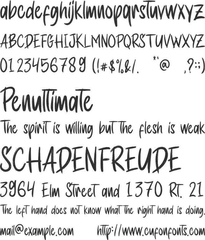 Wishtime - Personal Use font preview