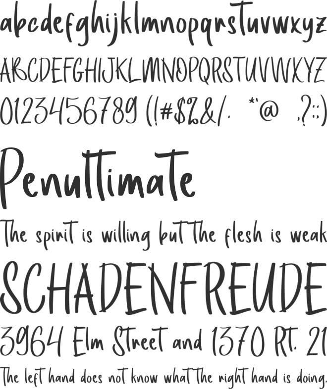 Kids Line - Personal Use font preview