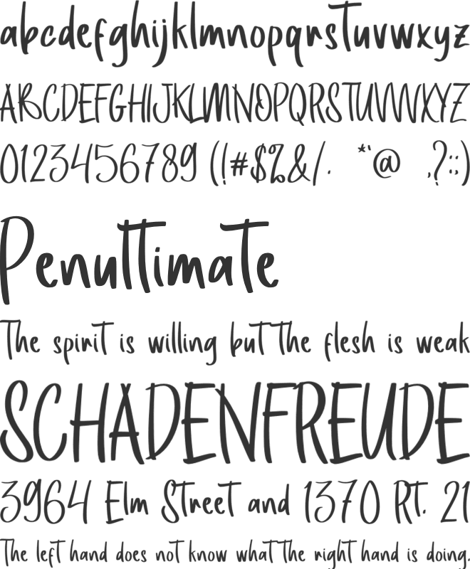 Kids Line - Personal Use font preview