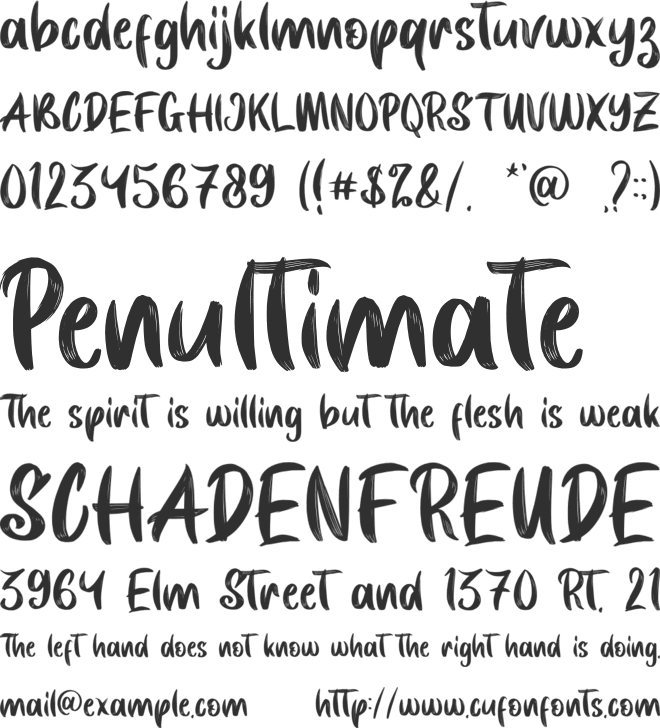 Shadow Love - Personal Use font preview