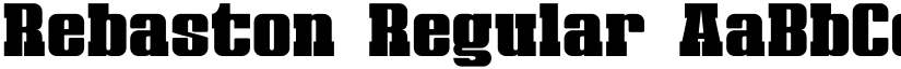 Rebaston font download