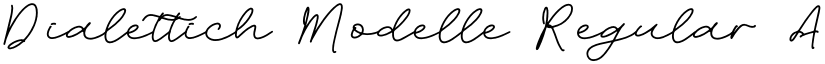 Dialettich Modelle Regular font