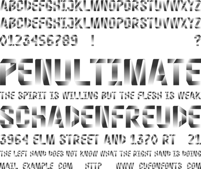 Laced Days font preview