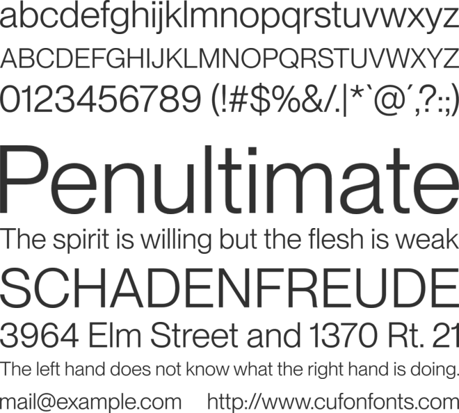 PP Neue Montreal font preview