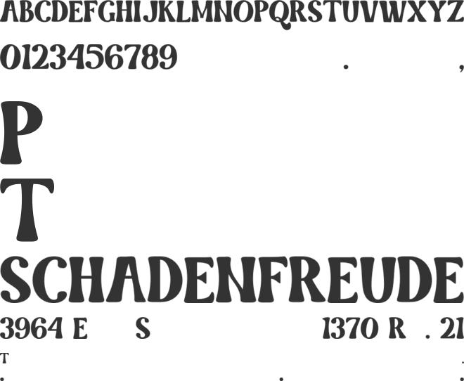 Mondrake font preview