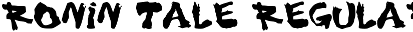 Ronin Tale Regular font