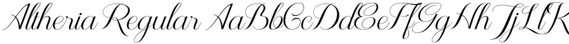 Altheria Regular font