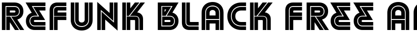 Refunk Black Free font
