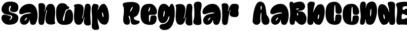 Santup Regular font