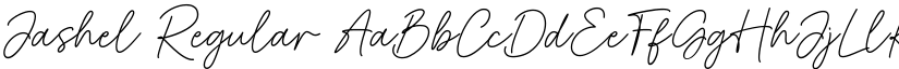 Jashel Regular font