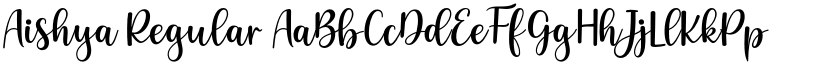 Aishya Regular font