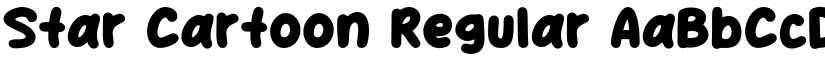 Star Cartoon Regular font