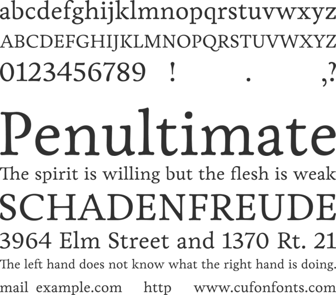 HvDTrial Livory font preview