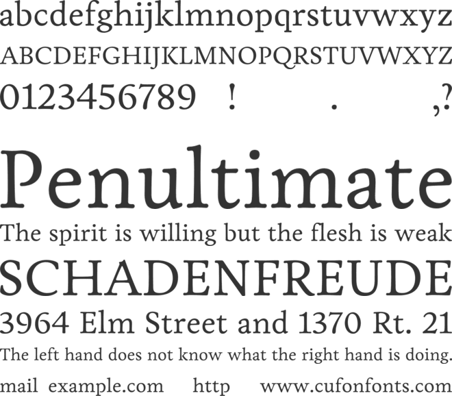 HvDTrial Livory font preview