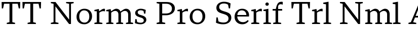 TT Norms Pro Serif Trl Nml font
