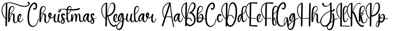 The Christmas Regular font