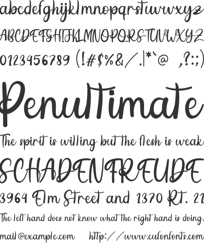 Fishing Fish font preview