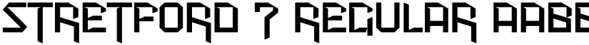 Stretford 7 Regular font