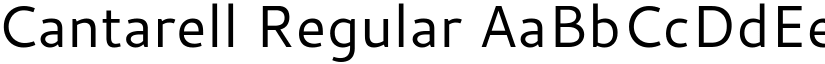 Cantarell Regular font