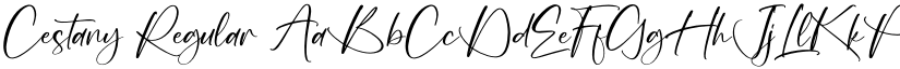 Cestany Regular font