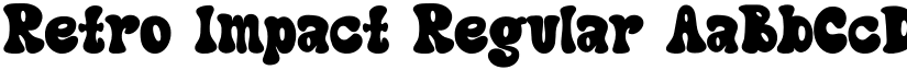 Retro Impact Regular font