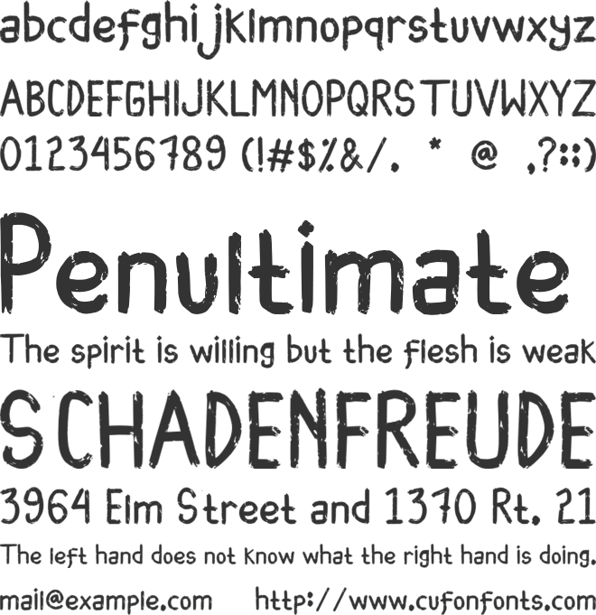 JANGKUNG font preview