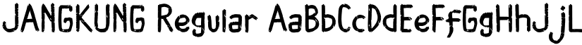 JANGKUNG Regular font