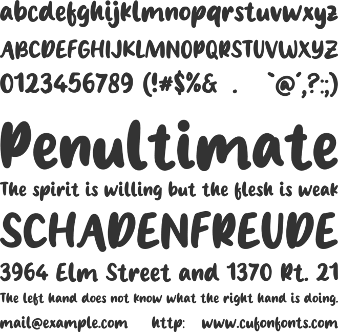 Stella Violet font preview