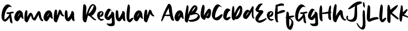 Gamaru font download