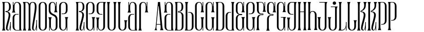 Ramose Regular font