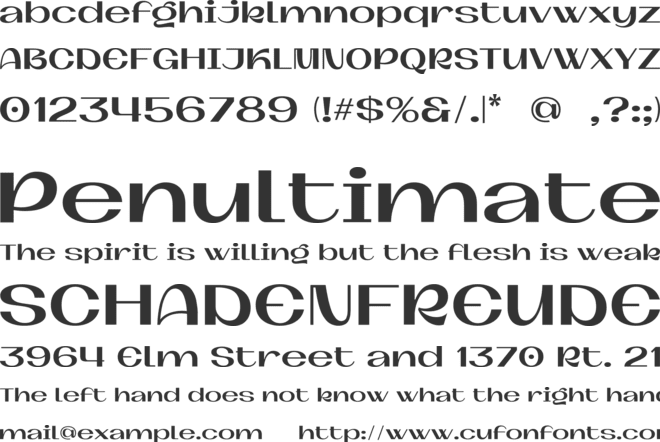 Kylie Boga font preview