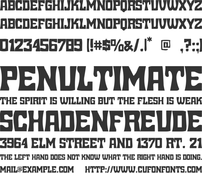 Fuerte y Rotunda font preview