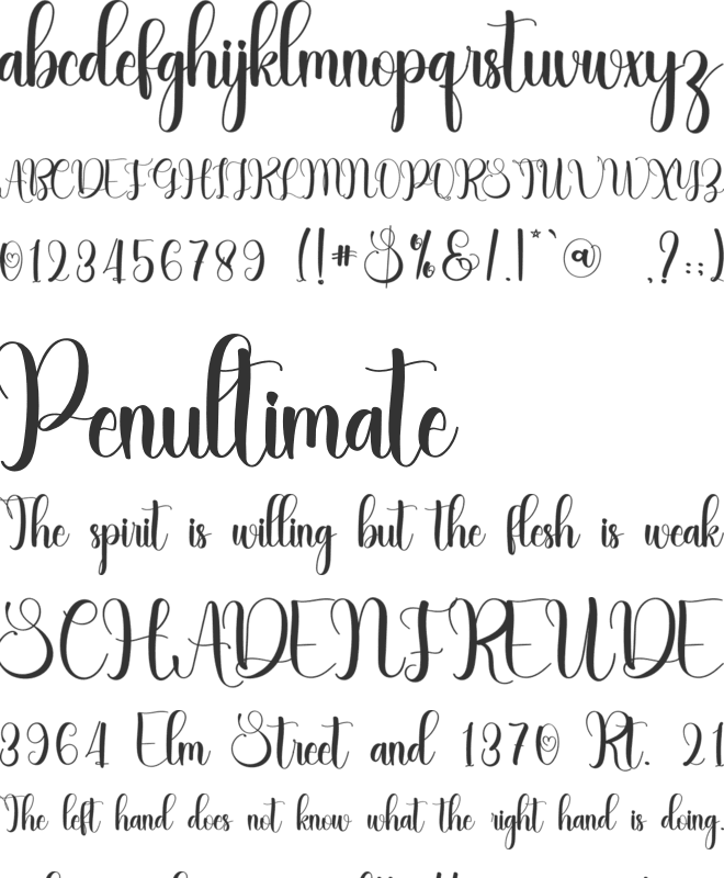 Breaklive font preview