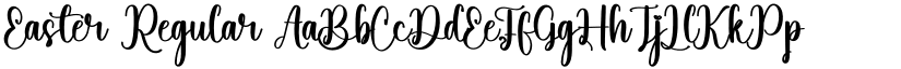 Easter Regular font