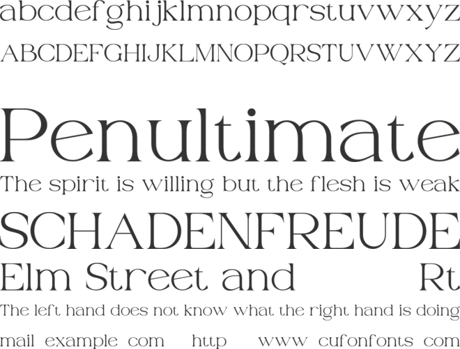 Grand Malefic font preview