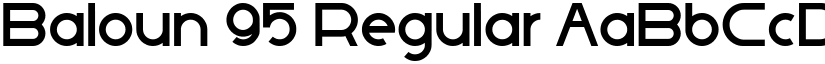 Baloun 95 Regular font