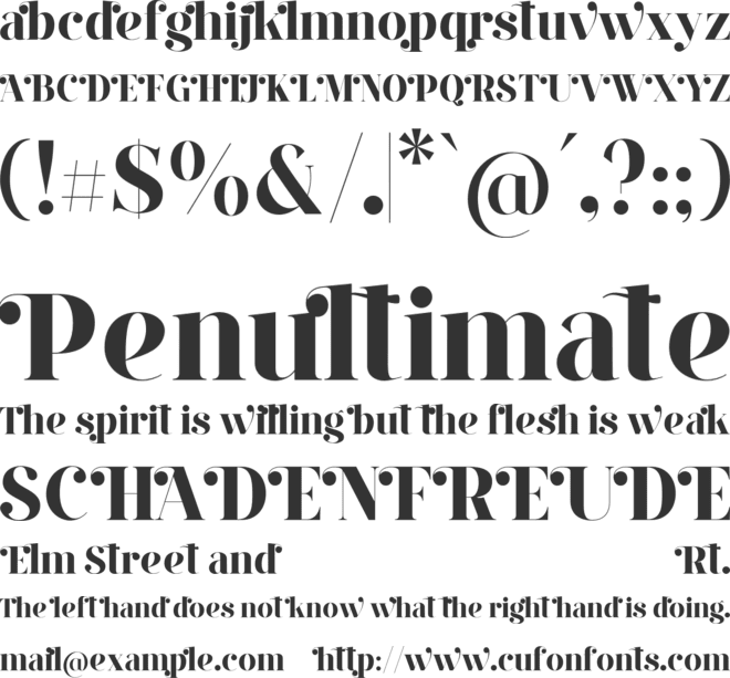 Harrygus- font preview