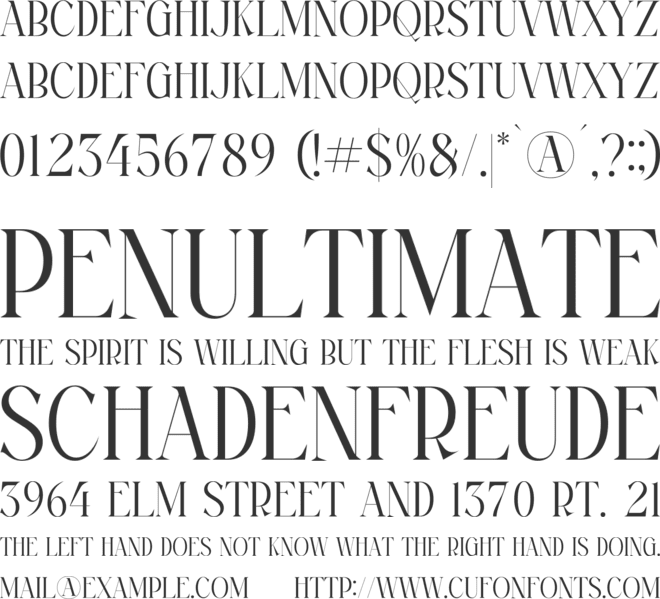 MAGFIRE HYENA font preview