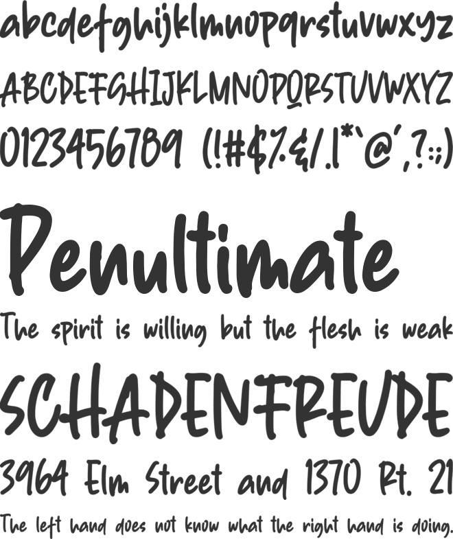 Gold Shine font preview